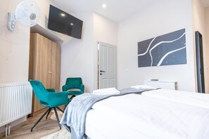 1 室のベッドルーム、WiFi、ベッドシーツ
