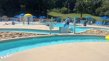 Indoor pool, outdoor pool
