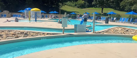 Indoor pool, outdoor pool