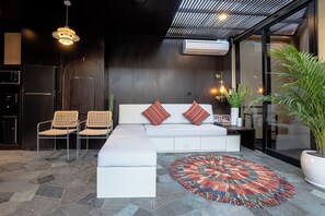 Sala de estar en el lobby