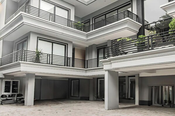 Fassade der Unterkunft