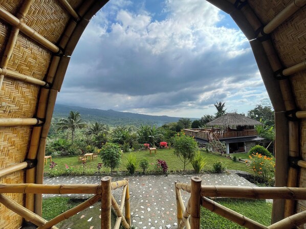 Standard Double Room | View from room - Villa Bambu Rinjani & Restaurant (Bayan)