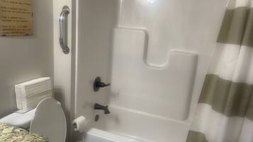 Towels, soap, toilet paper