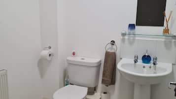 Hair dryer, towels