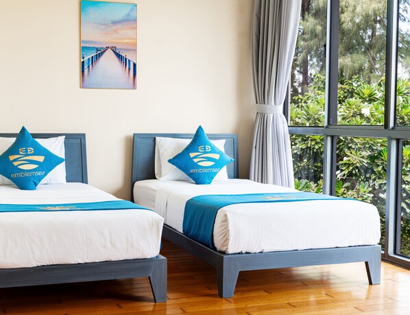 豪華別墅, 花園景 | 3 間睡房、房內夾萬、遮光窗簾/窗簾、隔音