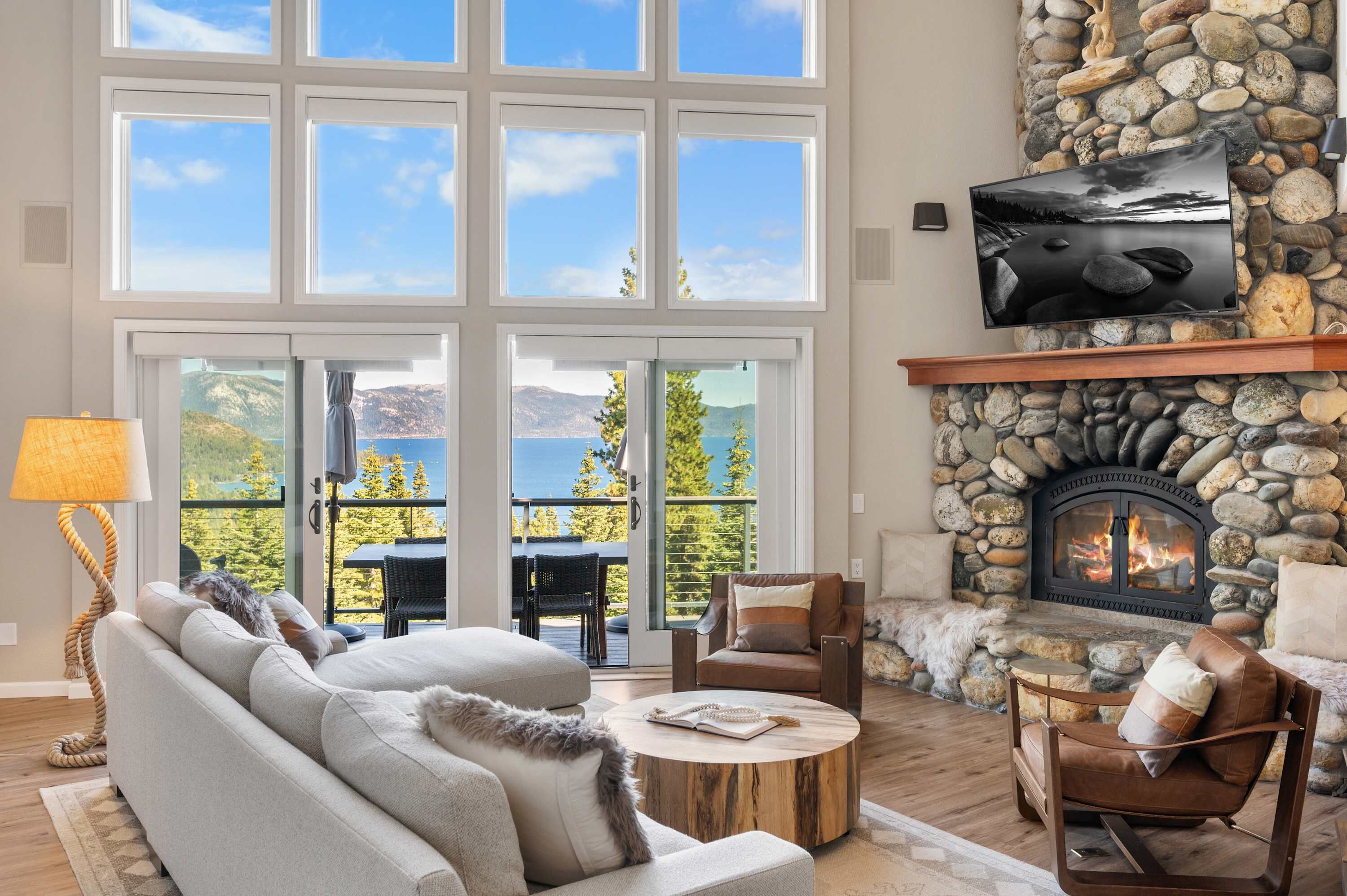 TV, fireplace, stereo, offices