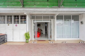 Façade de l’hébergement