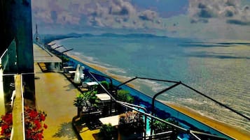 Blick von der Unterkunft