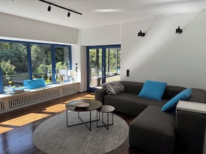 Smart TV y chimenea