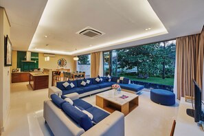 Luxury Villa, Beach View | Living area | Printers