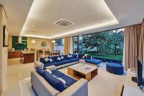 Luxury Villa, Beach View | Living area | Printers