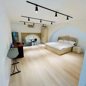 1 makuuhuone, silitysrauta/-lauta, Wi-Fi, vuodevaatteet