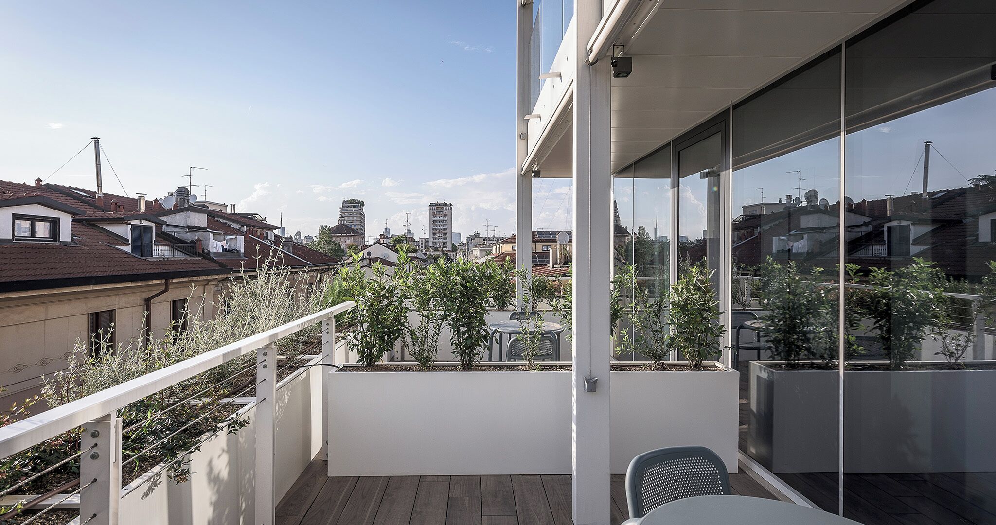 Doppia Deluxe, 1 letto queen, terrazzo, piano elevato | Terrazza/patio