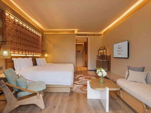 DELUXE ROOM, 2 Double Size Beds, Private Courtyard