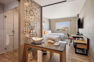 Ducha, cabezal de ducha tipo lluvia, artículos de tocador gratuitos