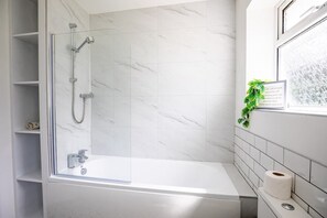 Shower, hair dryer