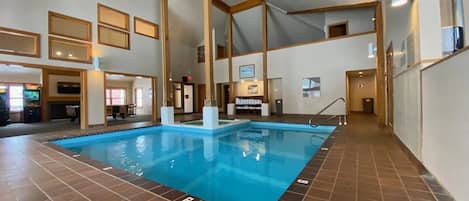 Indoor pool, a heated pool