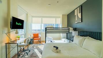 1 間睡房、熨斗/熨衫板、Wi-Fi、床單