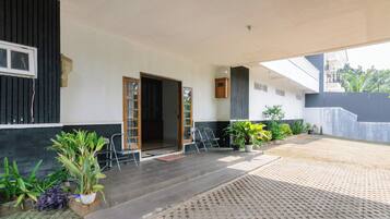 Façade de l’hébergement