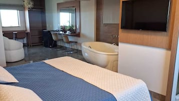 Desk, laptop workspace, free WiFi