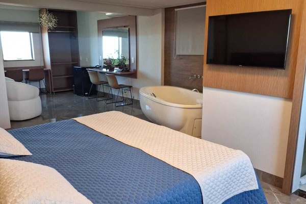 Deluxe Suite, City View | Desk, laptop workspace, free WiFi