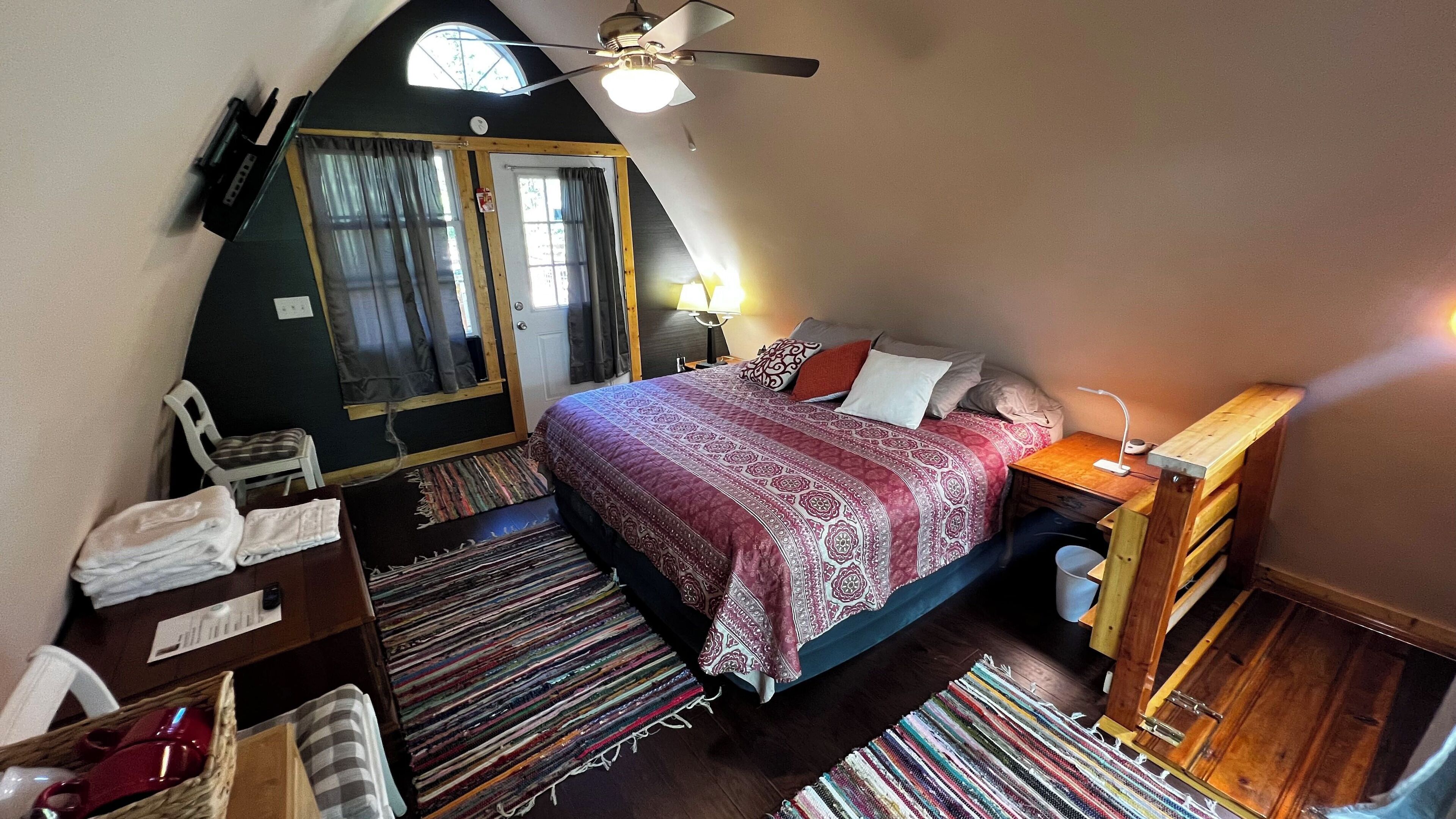 1 chambre, accès au Wi-Fi (inclus), literie fournie