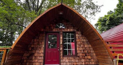 Comfortable cabin in the mountains of North Carolina, located near TIEC.