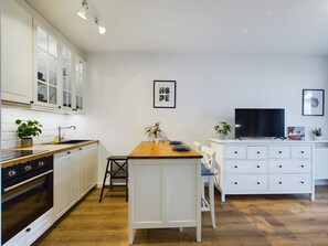 Apartment, 1 Bedroom, Balcony | In-room dining - Apartment Near the River by Renters (Kraków)