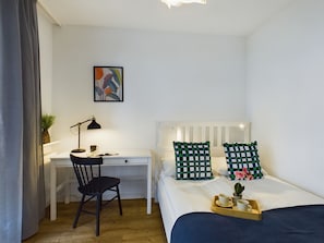 Apartment, 1 Bedroom, Balcony | 1 bedroom, individually decorated, desk, laptop workspace - Apartment Near the River by Renters (Kraków)