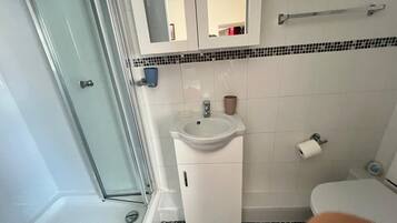 Hair dryer, towels