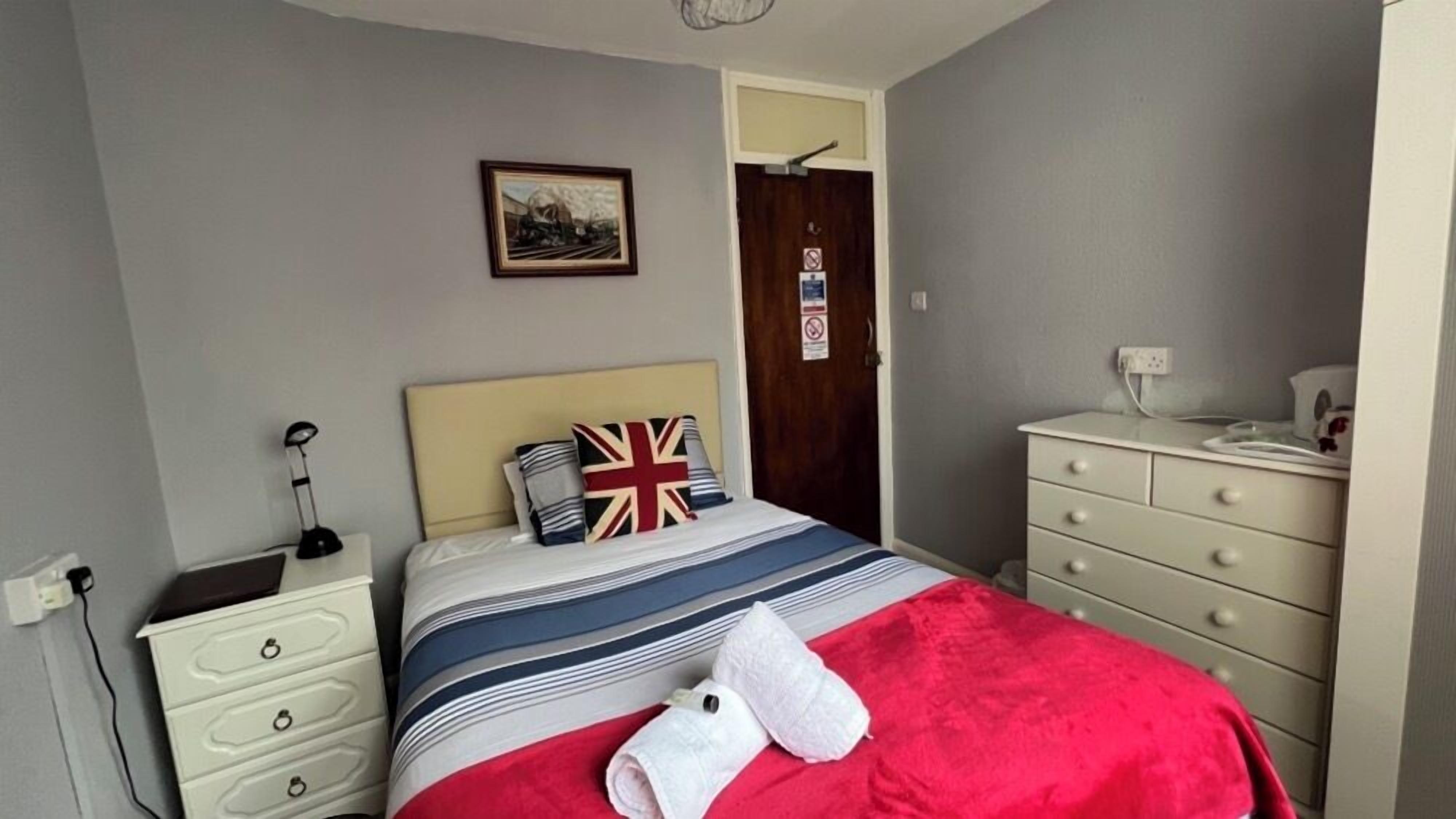 1 غرفة نوم وواي فاي وملاءات أسرّة