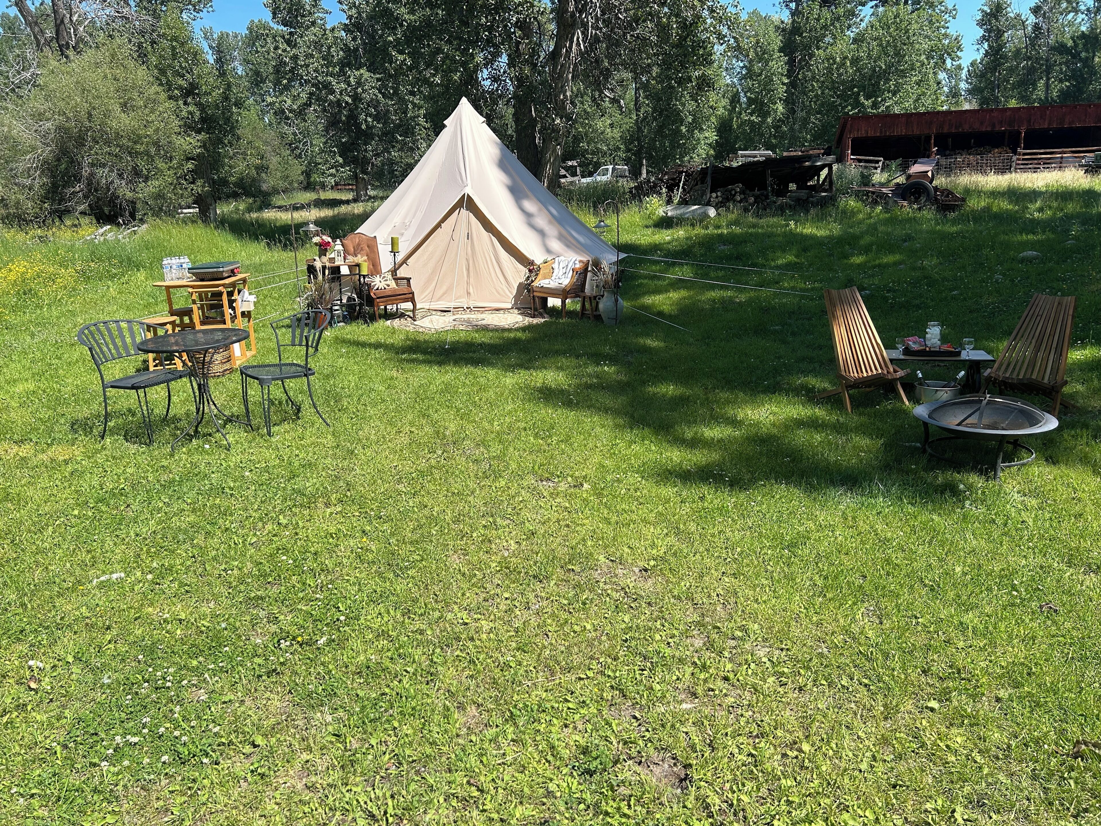 Opções para refeição ao ar livre