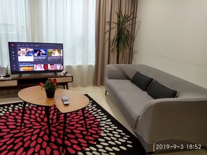 Living area - Charming 2-bedroom apartment in Kuala Lumpur with AC, WiFi (Kuala Lumpur)