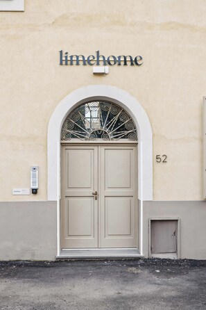 Fassade der Unterkunft