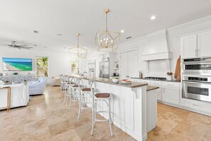 Fridge, microwave, oven, stovetop - Steps to Beach, Large Private Pool, Bikes, Luxury! (Santa Rosa Beach)