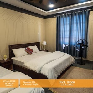 Deluxe tweepersoonskamer | Geluiddichte muren, gratis wifi