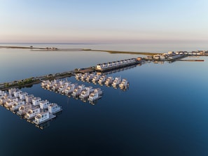 Marina - Water house "Aloha" on the Baltic Sea: with roof terrace and sauna - dogs welcome (Olpenitz)