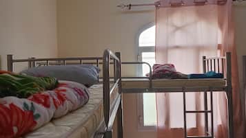Junior Shared Dormitory, Balcony, City View | Iron/ironing board, free WiFi