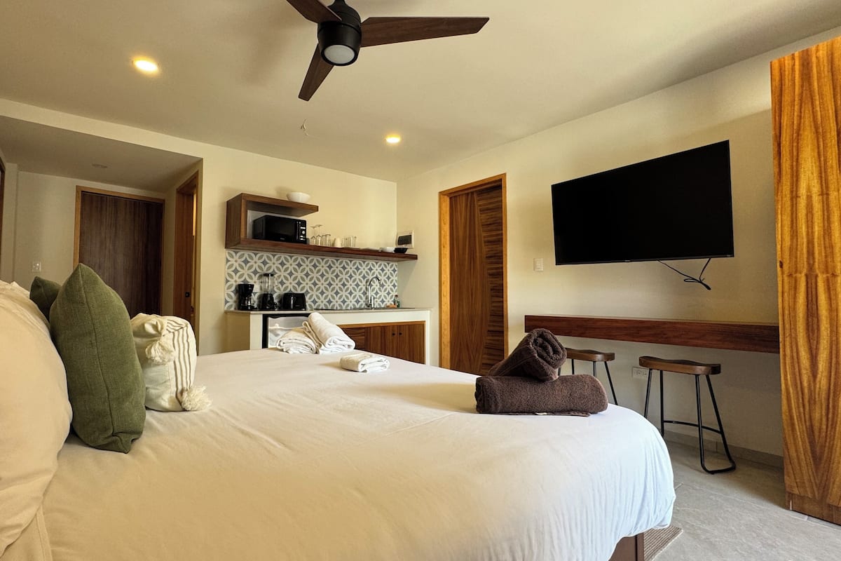 1 bedroom, in-room safe, blackout curtains, iron/ironing board