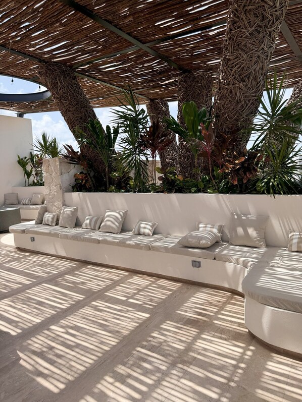 Terrasse sur le toit