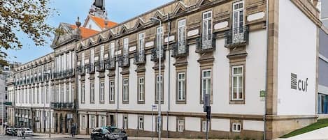 Voorkant van accommodatie