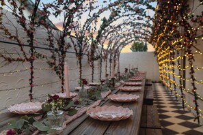 Outdoor banquet area - NEW  The Pink Palace (Mesa)