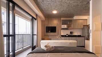 Apartamento básico | 1 quarto, Wi-Fi de cortesia