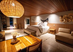 Presidential Double Room, Balcony, Garden View | Premium bedding, memory-foam beds, in-room safe, individually decorated - Amaná Hotel (Alto Paraíso de Goiás)