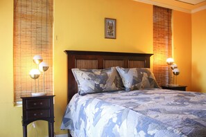 1 bedroom, iron/ironing board, bed sheets