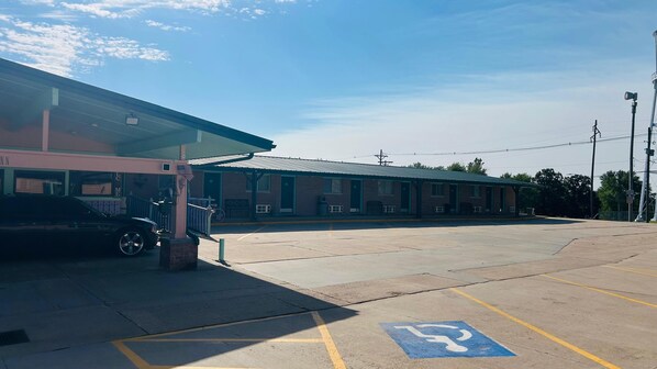 Free self parking, free valet parking