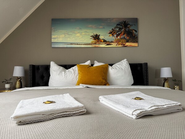 4 Schlafzimmer, Reisekinderbett, kostenloses WLAN, BettwÀsche