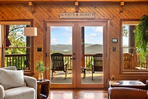 Smart TV, chimenea, libros