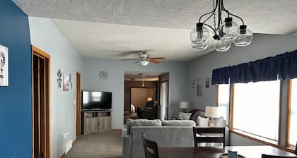 Come enjoy peace and quiet in this 4 bedroom farmhouse.