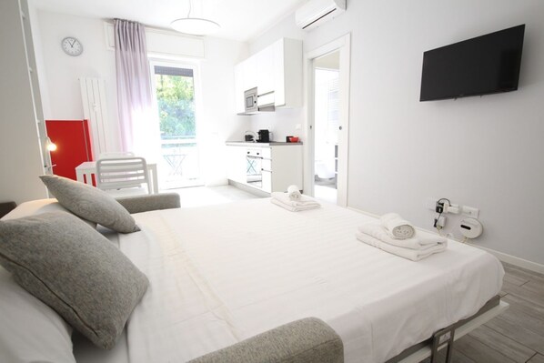 1 chambre, fer et planche à repasser, Wi-Fi, literie fournie